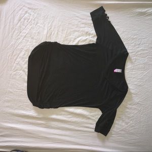 Cute fitted black top